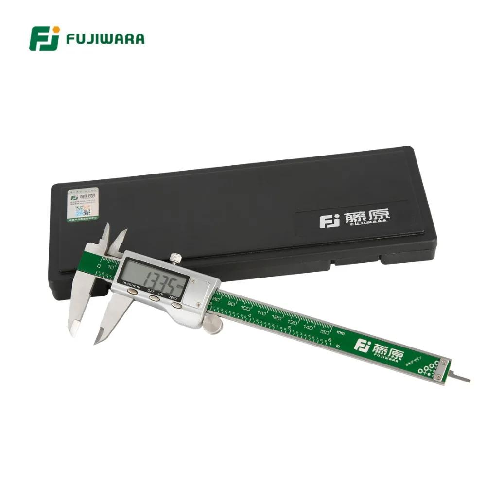 FUJIWARA η ƿ  LCD  Ͼ Ķ, mm/ġ, 0-150mm Ȯ, 0.01mm öƽ  
